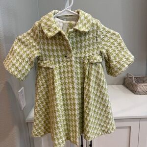 HELENA FOR NEIMAN MARCUS DRESS AND PEACOAT 24 MOS.2 PCS.